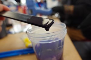 apprendre repigmenter siege en cuir abime